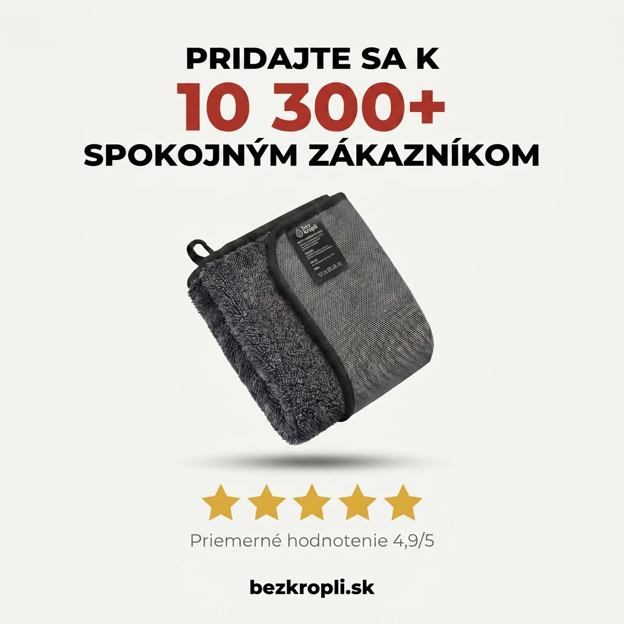 Uterák do kúpeľne BezKropli
